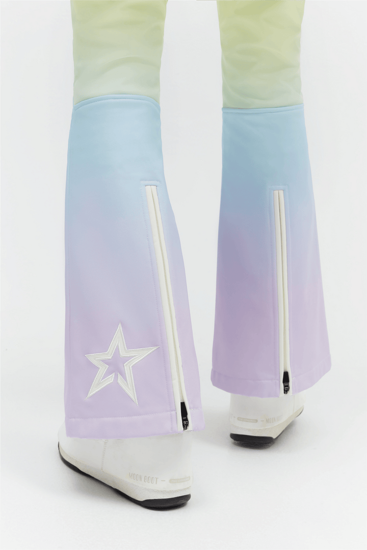 Perfect Moment Skitøy Aurora Flare Ski Pant Print Pastel Rainbow
