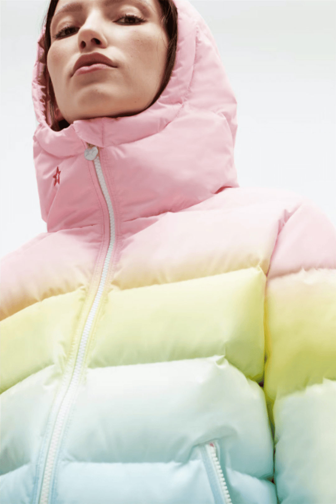 Perfect Moment Skitøy Polar Flare Jacket Print Pastel Rainbow