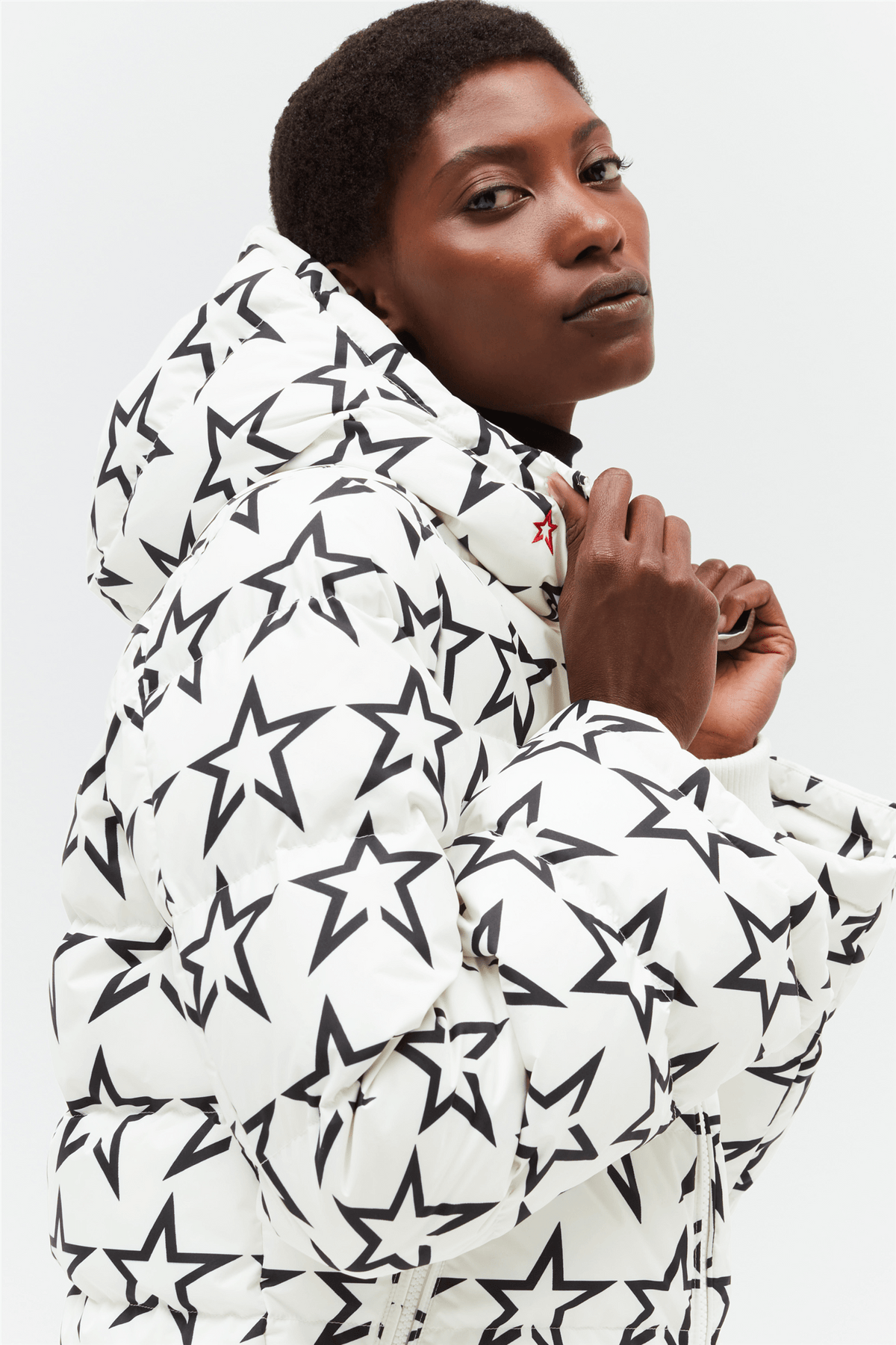 Polar Flare Ski Jacket Logo Star Print Me My Cousin