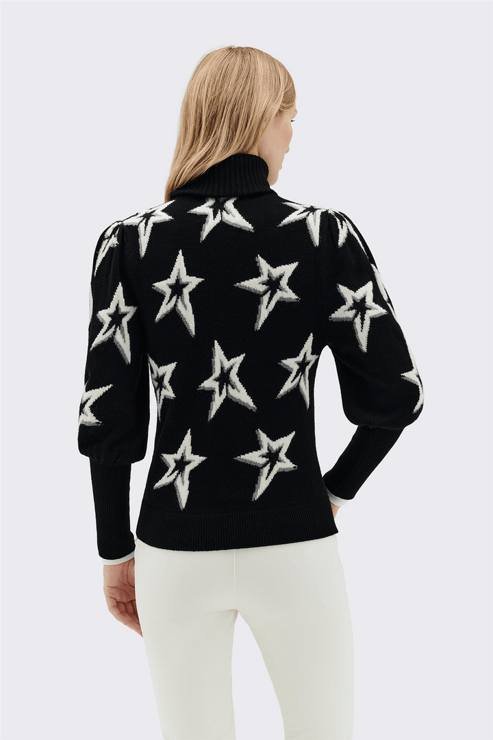 Perfect Moment Skitøy Stardust Balloon Sleeve Sweater Black Star Dust