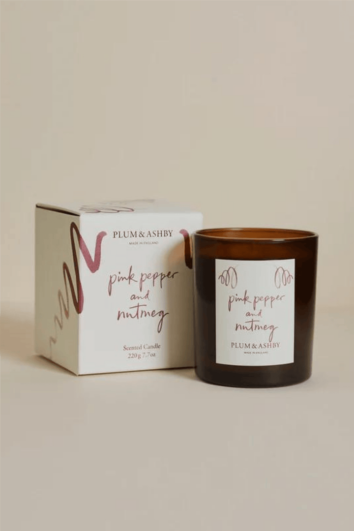 Plum & Ashby Interiør & kosmetikk PINK PEPPER & NUTMEG CANDLE