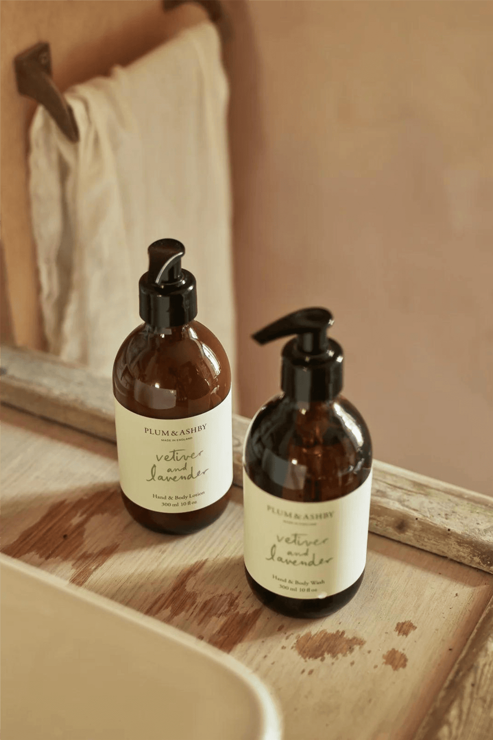 Plum & Ashby Interiør & kosmetikk Vetiver & Lavender Hand & Body Wash