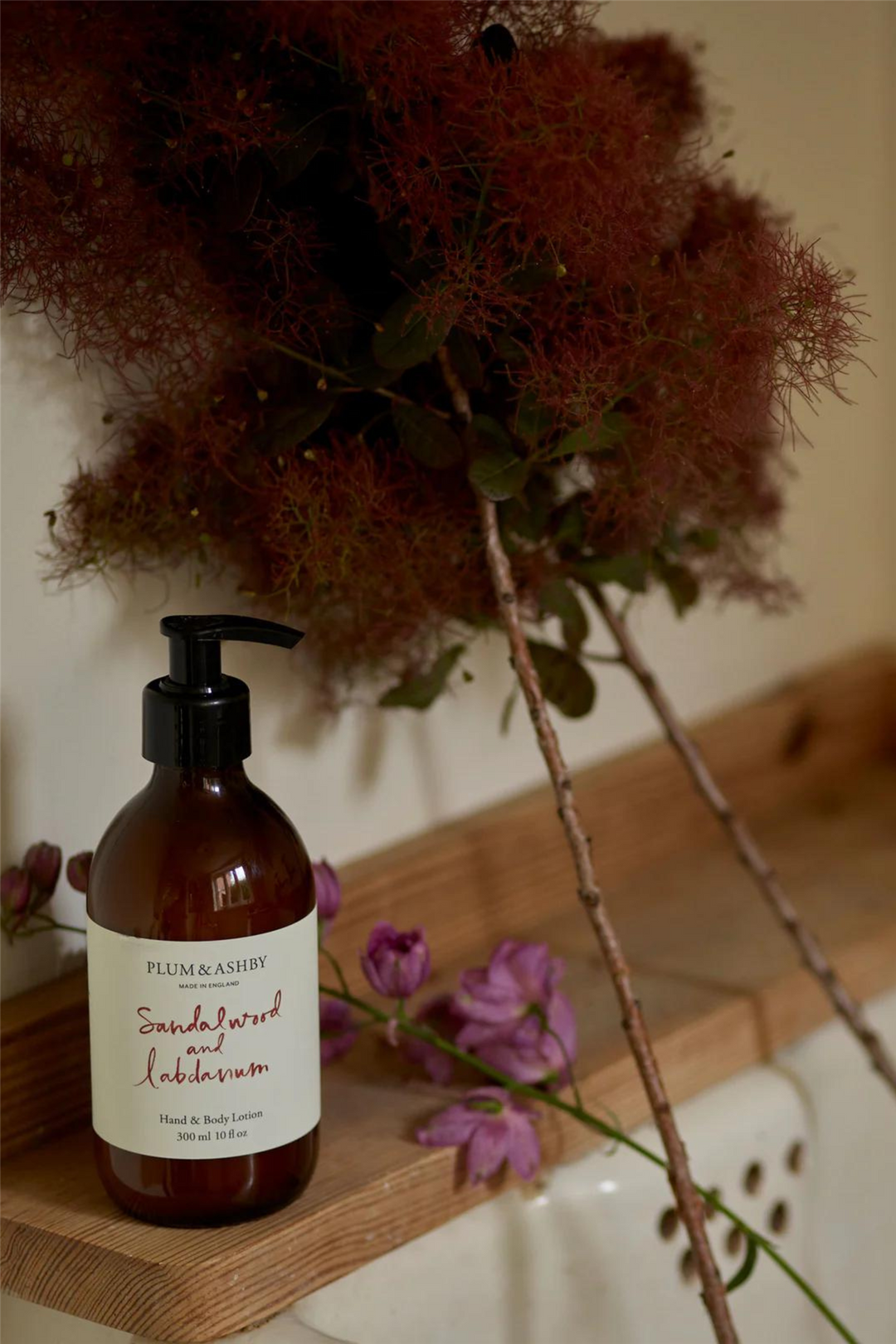 Plum & Ashby Kosmetikk Sandalwood & Labdanum Hand & Body Lotion