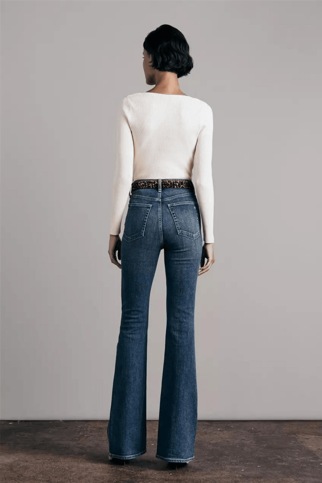 Rag & Bone Bukser & jeans Casey High-Rise Flare Corso
