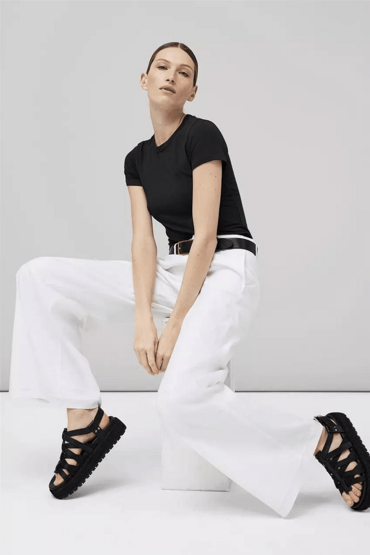 Rag & Bone Topper & t-skjorter Luca Baby Tee Black