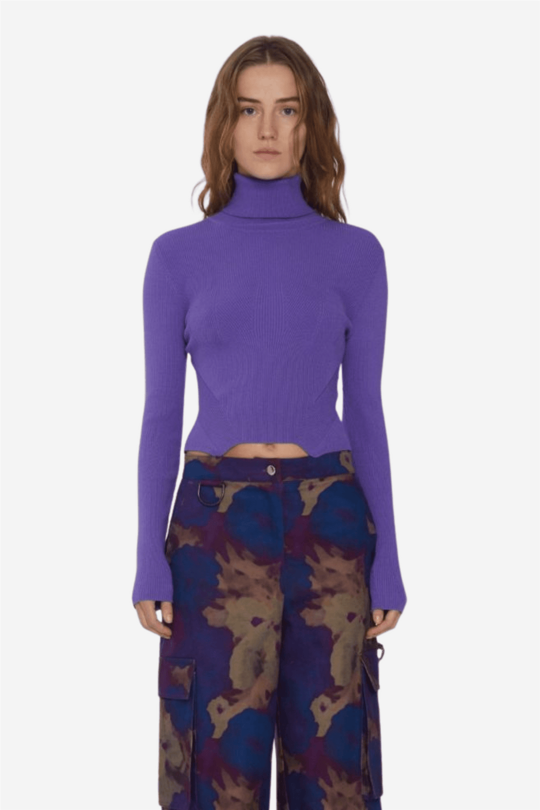 Remain Genser Knit Cropped Sweater