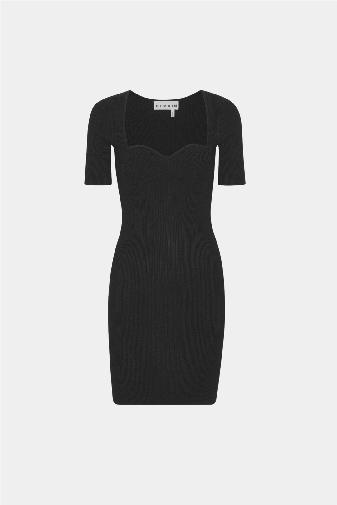 Remain Kjoler & jumpsuits Knit Mini Dress Black