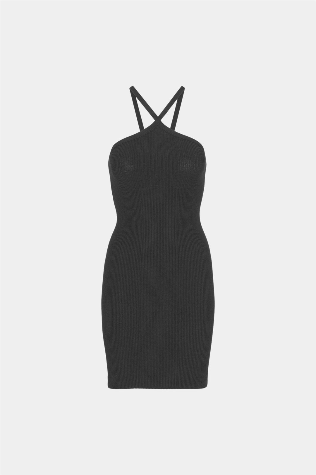 Remain Kjoler & jumpsuits Ribbed Mini Dress Black