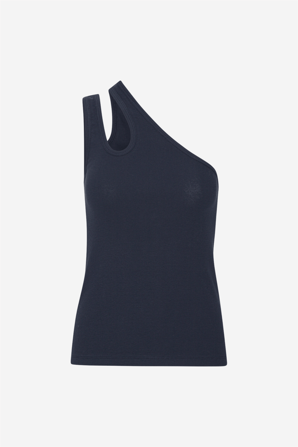 Remain Topp Ribbed Jersey One-Shoulder Top