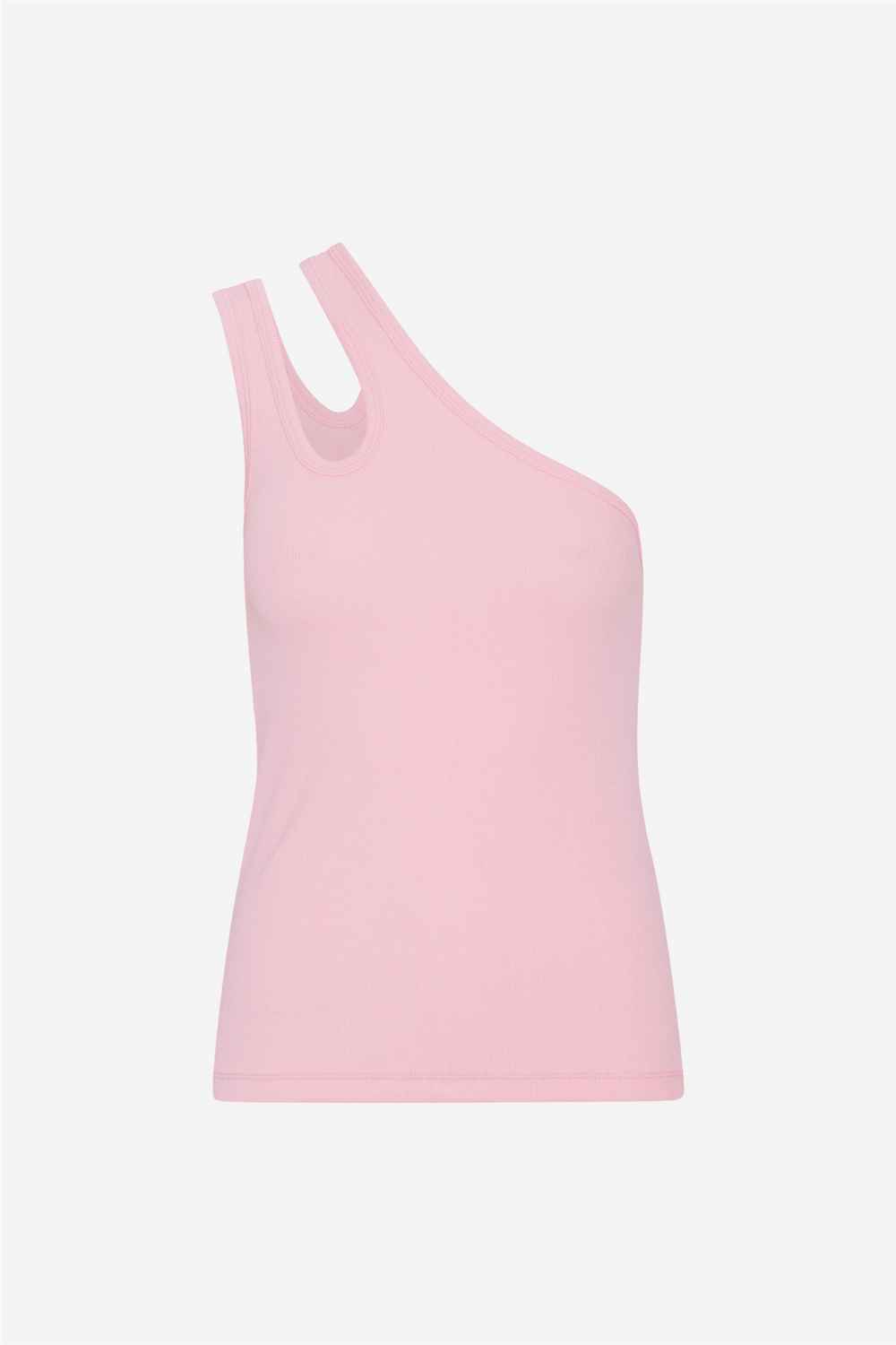 Remain Topp Ribbed Jersey One-Shoulder Top