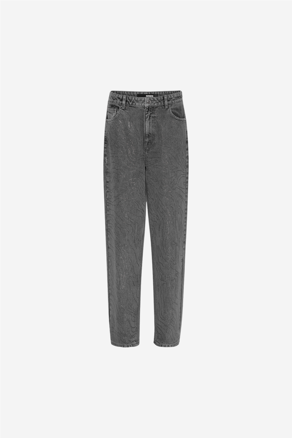 Rotate Bukser & jeans Rhinestone Wide Leg Jeans