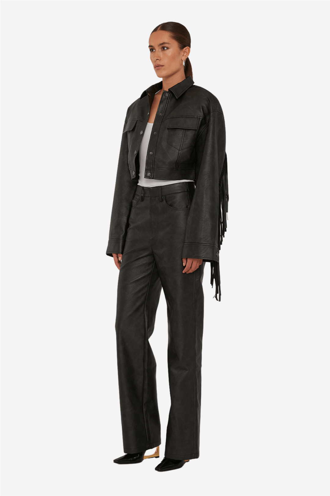 Rotate Bukser & jeans Textured Straight Pants