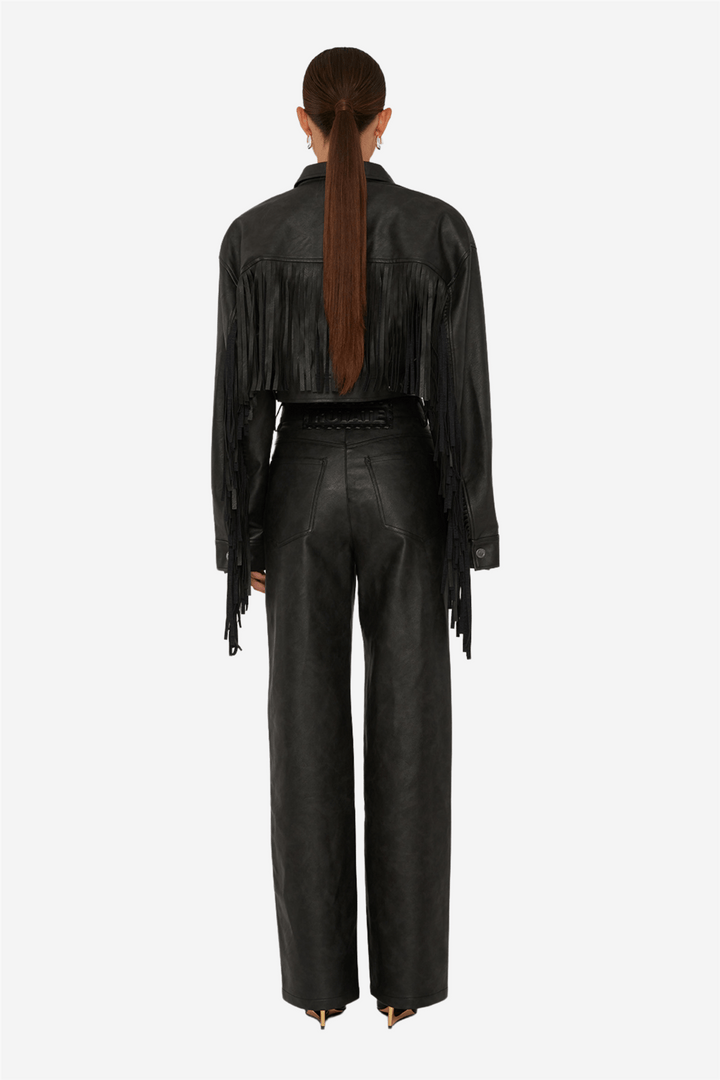 Rotate Bukser & jeans Textured Straight Pants