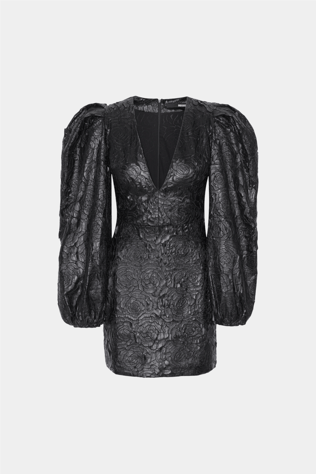 Rotate Kjoler & jumpsuits Flower Puff Sleeve Dress Black