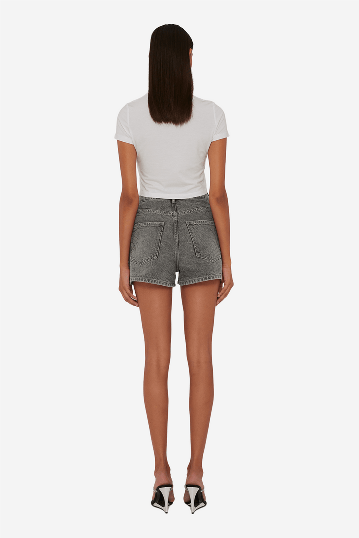 Rotate Shorts Rhinestone Denim Shorts