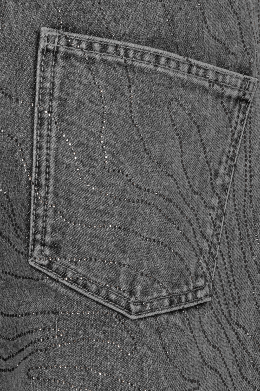 Rotate Shorts Rhinestone Denim Shorts