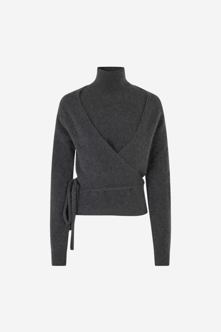 Second Female Genser & Cardigan Brookline Knit Wrap T-Neck