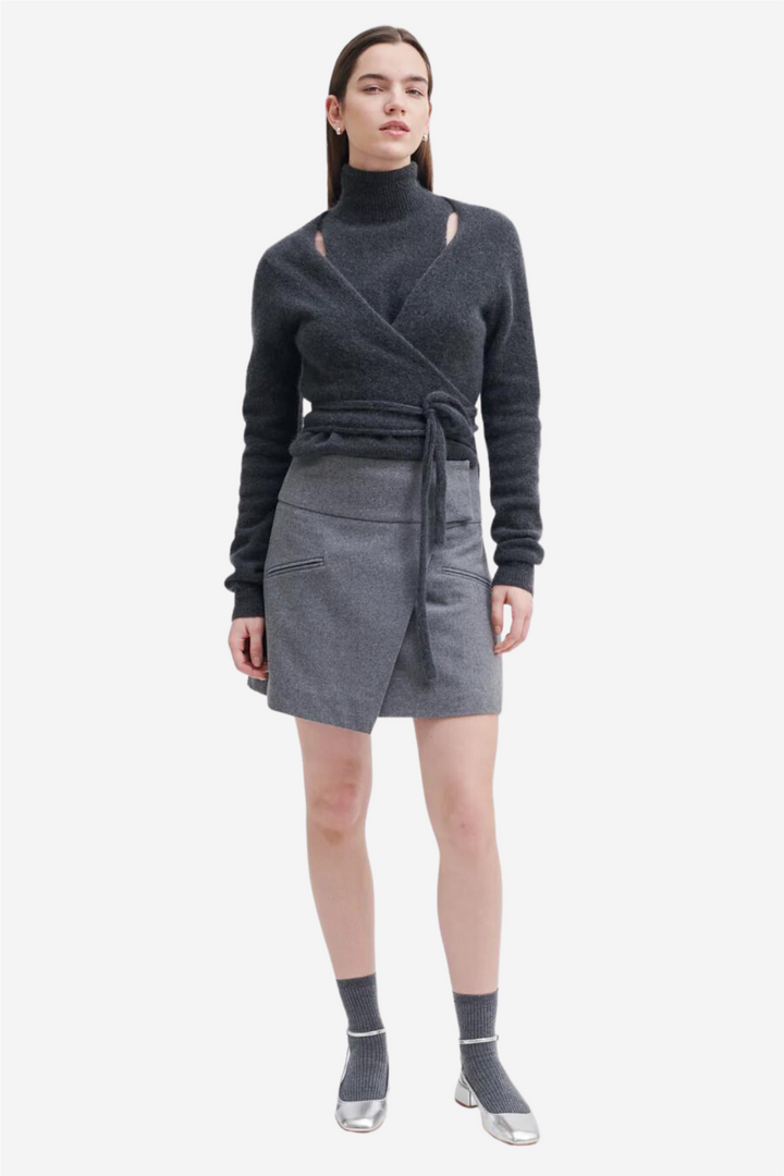 Second Female Genser & Cardigan Brookline Knit Wrap T-Neck