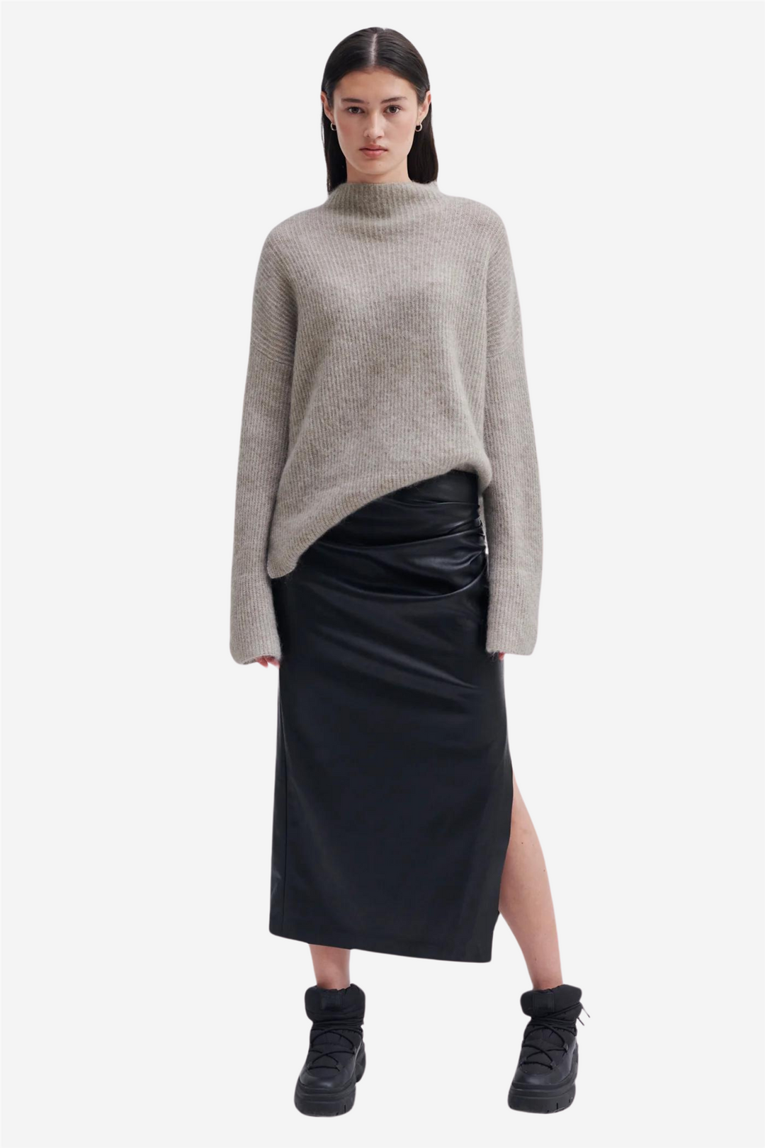 Second Female Skjørt Seema Skirt Black
