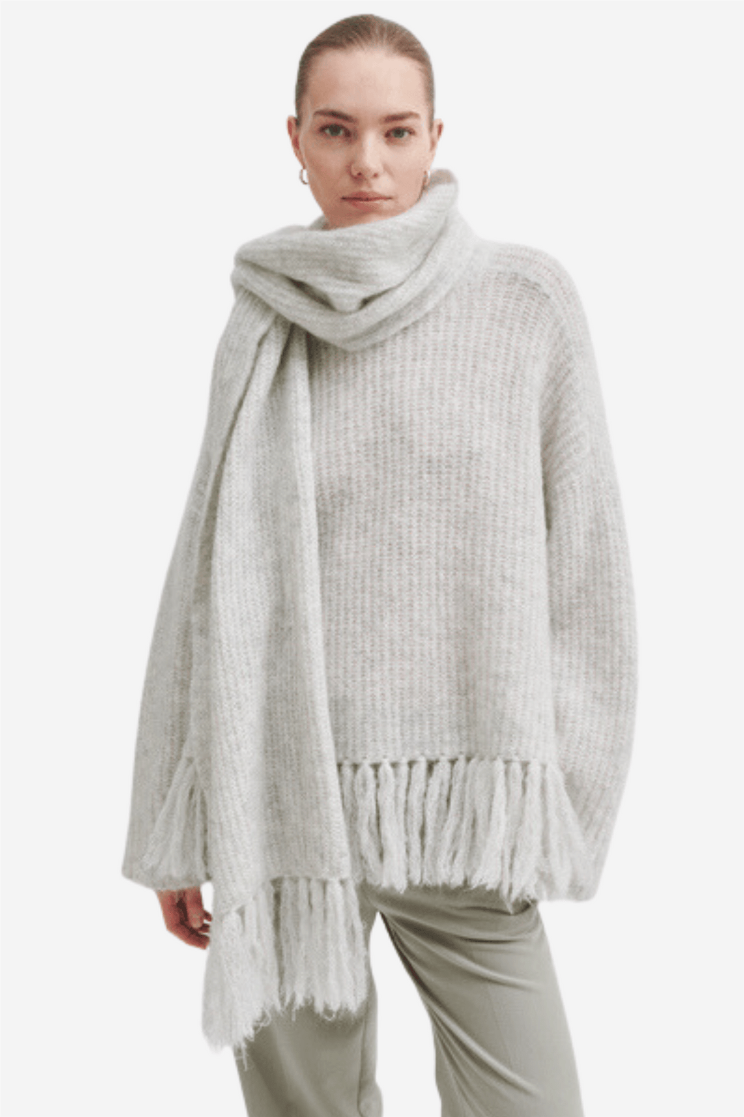 Second Female Tilbehør Caroa Knit Scarf
