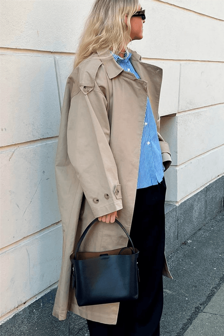 Second Female Veske Leata Leather Bag Black