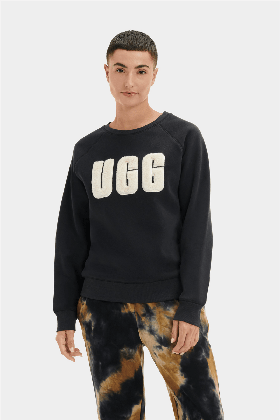 UGG Genser & Cardigan Madeleine Crewneck Black/Cream